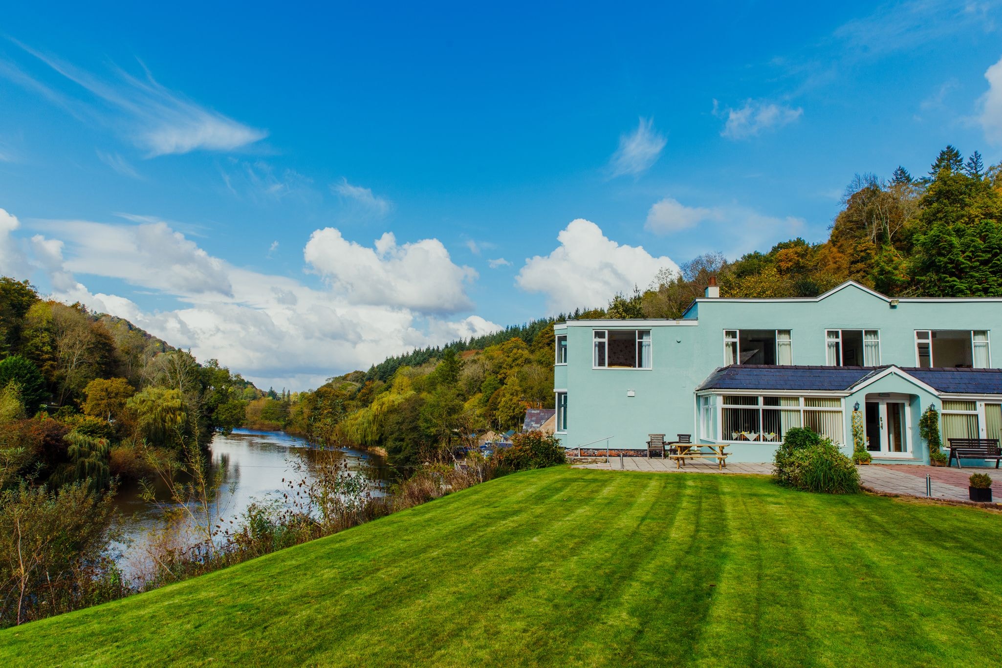 Wye Rapids House on the banks of the river at Symonds Yat Herefordshire www.bhhl.co.uk