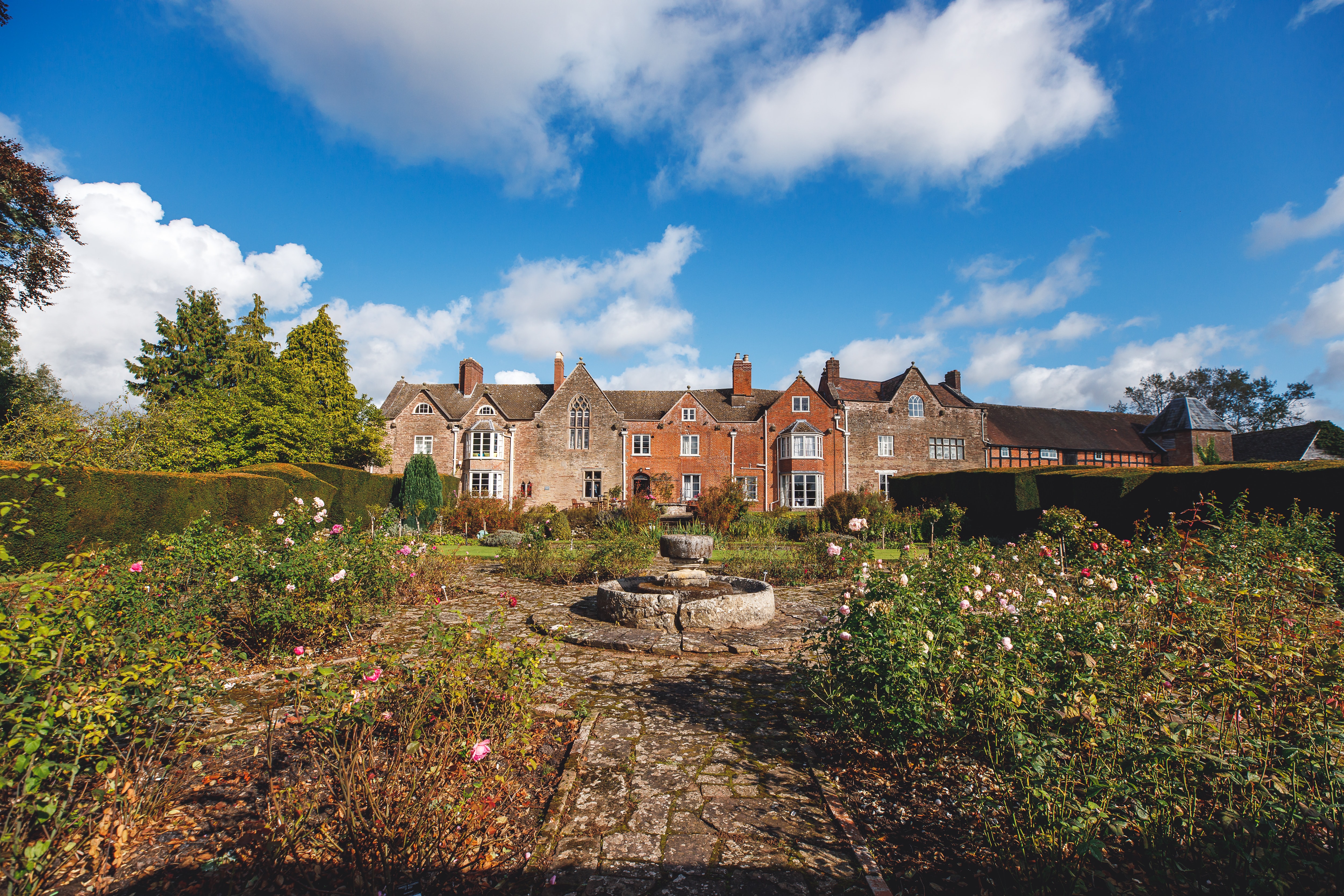 Rose garden Bowley Hall